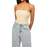 WEWOREWHAT womens Strapless Corset