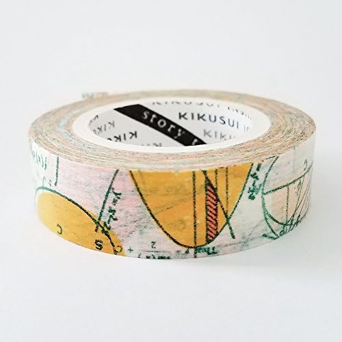 KIKUSUI Washi Paper Masking Tape / Oh! The Beautiful Life Series / Close The Door / Love / Butterfly / Migrate / Grow Up / Calculus (Calculus)