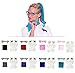 Hip Hop 50's Shop 50s Costume 3 pc Accessory Set Chiffon Scarf, Cat Eye Glasses and Bobby Socks for Women (Light Pink)