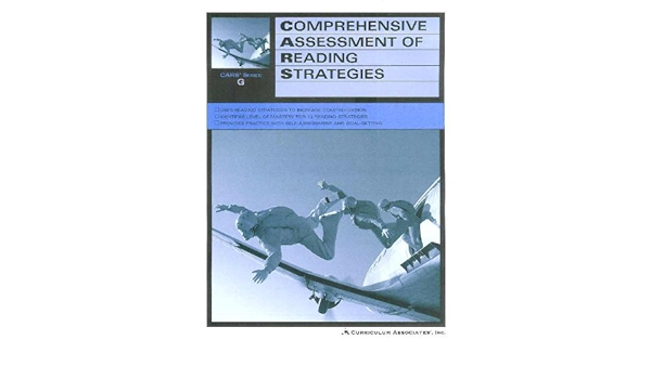 Comprehensive Assessment Of Reading Strategies Cars Series G Students Edition 7th Grade Deborah Adcock 9780760935415 Amazon Com Books