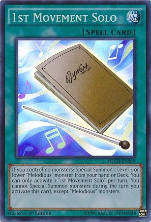 Yu-Gi-Oh! - 1st Movement Solo (NECH-EN059) - The New Challengers - Unlimited Edition - Super Rare