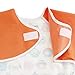 Hi Sprout Unisex Infant Toddler Baby Super Waterproof Sleeved Bib, Reusable Bib with Sleeves& Pocket, Multi Patterns, 6-24 Months (cute face)