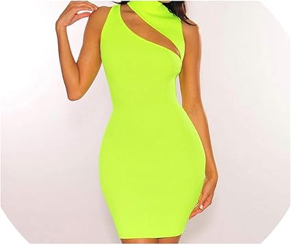 neon green dress amazon