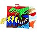 Tenworld Animal Tails Cloth book Baby Early Development Learning & Education Toy (Dinosaur)