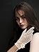 Maxdot Summer Women Lace Short Screentouch Gloves Sun UV Protection Driving Gloves (Beige)