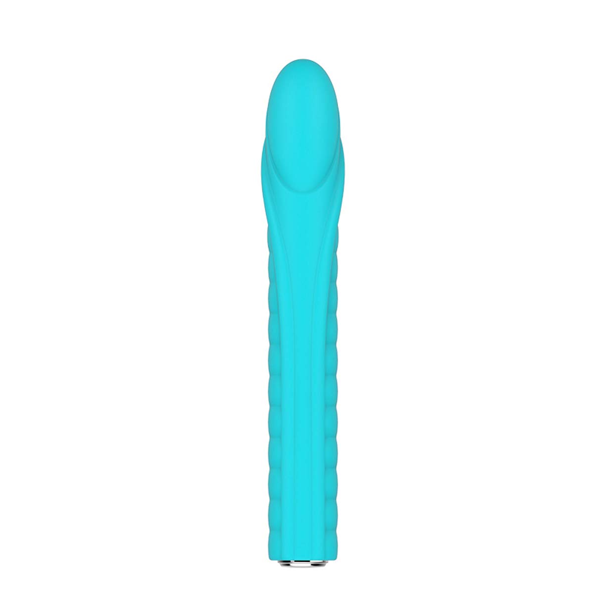 Nalone Dixie G-Spot Waterproof and Rechargeable Silicone Vibrator, Turquoise