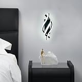Comely Modern LED Wall Light 22W 2500LM 6500K Black Wall Sconce view 2