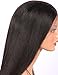 Chantiche Best Yaki Straight 360 Lace Frontal Wig Pre Plucked Brazilian Remy Full Lace Human Hair Wigs for Black Women 150 Density 18inch (Natural Color #NC)