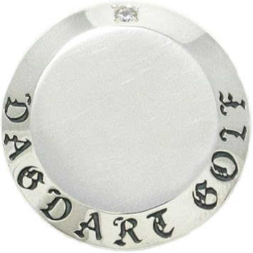 Amazon ゴルフマーカー ボールマーカー 選べる誕生石 名入れ シルバー ギフト 父の日 プレゼント 最適 Dagdartgolf ダグダート ゴルフ Ms 033 10月ピンクトルマリン Dagdart Golf ゴルフマーカー