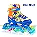 Otw-Cool Adjustable Inline Skates for Kids Boys skates with All Wheels Light up, Safe and Durable Inline Roller Skates for Boys