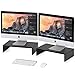 FITUEYES Computer Monitor Riser Stand Desktop Stand Workspace Organizer 2-Pack DT104202WBthumb 1