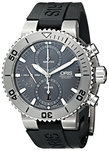 Oris Men's 67476557253RS Divers Analog Display Swiss Automatic Black Watch