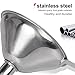 Stainless Steel Funnel, YGDZ 3pcs Mini Kitchen Funnel with Handy Handle for Transferring Essential Oils, Liquid, Fluid, Dry Ingredients & Powder, 2pcs Cleaning Brushes