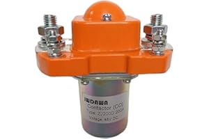 JWDAWN ZJ200D 12V 24V 36V 48V 72V 80V 200A DC Contactor 12 24 36 48 72 80 Volt 200 Amp NO Solenoid Switch Relay for Electric 