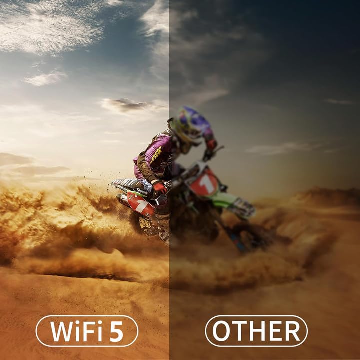 LQWELL HY300 PRO Mini Beamer, 4K 1080P Unterstützung, mit Android 11, WiFi 6, Bluetooth 5.0, unterstützt Airplay & Miracast, tragbarer Heim- und Outdoor-Projektor, für Android/iPhone/PC/Mac/Switch