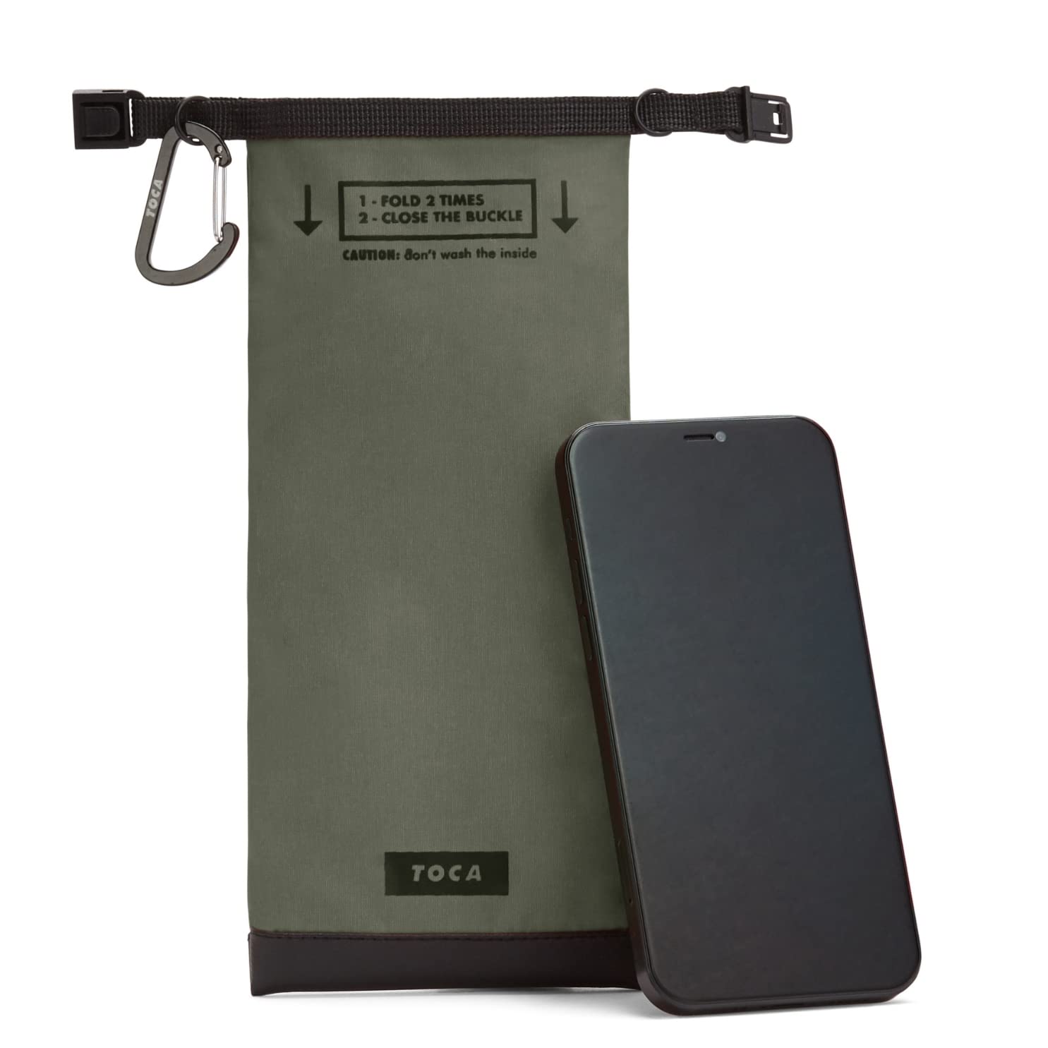 TOCA No Signal Sleeve - RFID Blocking Faraday Bag, Keyless Go & Smartphone/Laptop Protection, Data Privacy Shield, Water-resistant, Compact Green — image 1