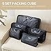 Packing Cubes, Nacuwa 5PCS Travel Organizers