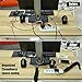 Cable Management Sleeves, ENVEL Neoprene Cord Organizer with Free Nylon for TV USB PC Computer Network Wires (118 inches) DIY by Yourself, Adjustable Black and White Reversible Wire Hider