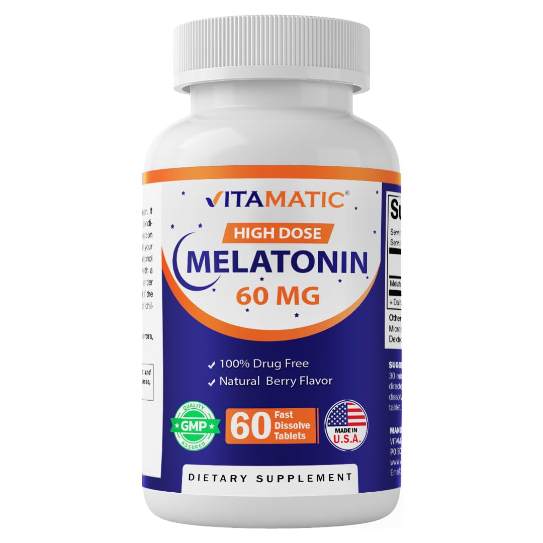High Dose Melatonin 60 mg (Berry)