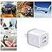 Dual Port Wall Charger, Kakaly 3 Pack 2.1A/5V USB Travel Home Charger Power Adapter Plug for iPhone 7 Plus, SE 6s Plus, iPad Air, Samsung Galaxy S7/S6 Edge, Note, Android, HTC, Google Nexus, Nokia