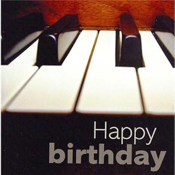 Piano Happy Birthday Card Amazon Co Uk Musical Instruments