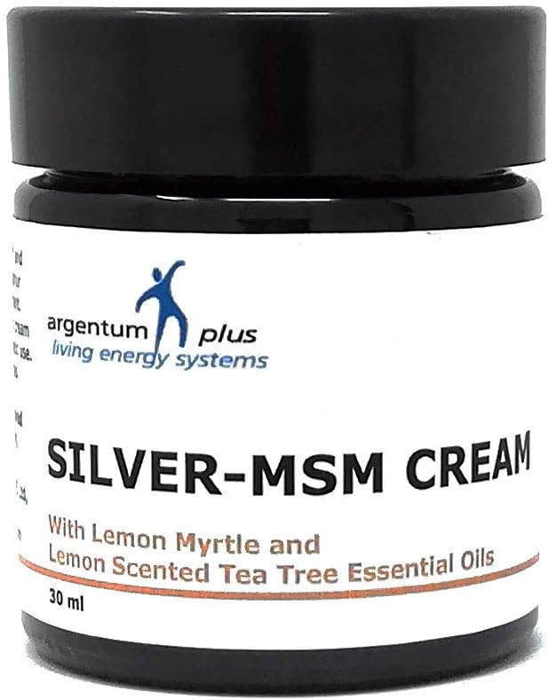 Silver-MSM Cream with Lemon Myrtle and Lemon Scented Tea Tree - 30 ml, 30 ml (Pack of 1)
