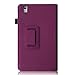 [CORNER PROTECTION] Fintie Samsung Galaxy Tab Pro 8.4 Folio Case - Slim Fit Leather Cover for TabPro 8.4-inch Tablet with Auto Sleep/Wake Feature, Purple