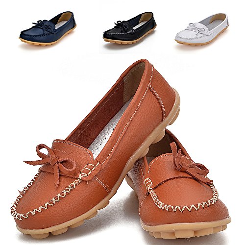 Slip on leather loafers women - 2017 new exclusive seri…