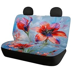 Semiouray Retro Iris Floral Anti-Slip Car Seat