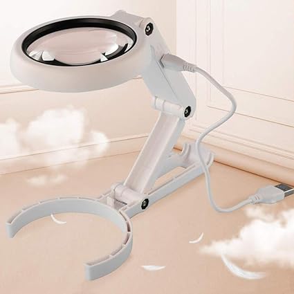 Wjqsd Lampada Da Tavolo A Led Con Regolazione A Staffa Larga