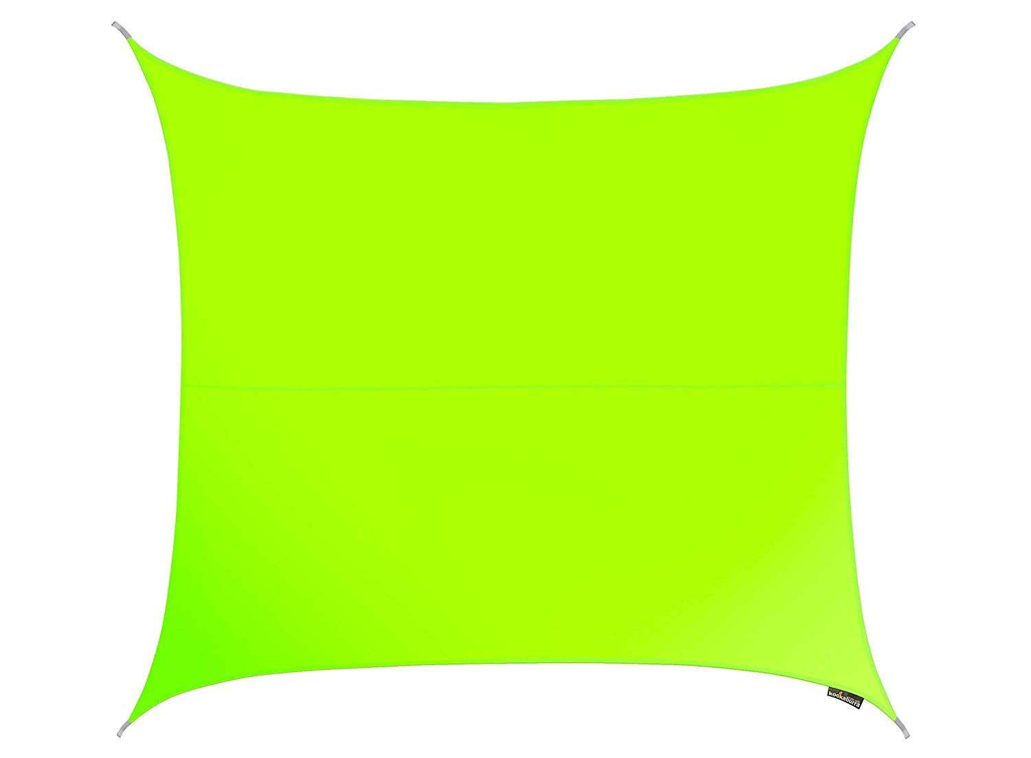 Kookaburra Waterproof Garden Sun Shade Sail Canopy in Lime 98% UV Block (2m Square)