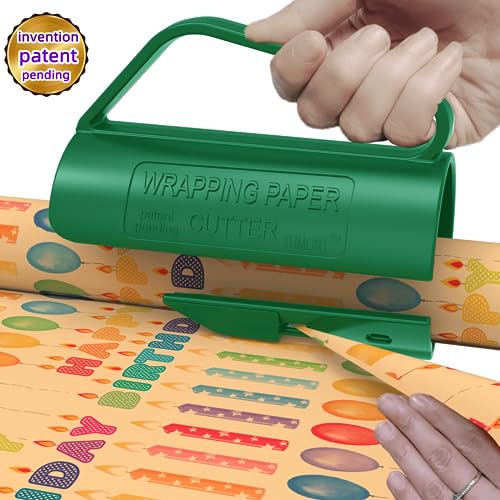 THMORT Wrapping Paper Cutter (2packs) for Christmas Gift Wrap Cutter