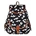 Vbiger Canvas Backpack for Women & Girls Casual Daypack Book Bag Day Backpacks