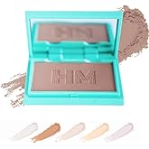 Travel Size Mini Pressed Powder - Haute Minute Makeup Complexion Perfection Mini Powder - Perfect For Travel or Your Purse! (Neutral Dark)