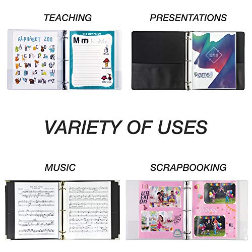 4 Samsill+Non+Glare+Heavyweight+Protectors+Reinforced