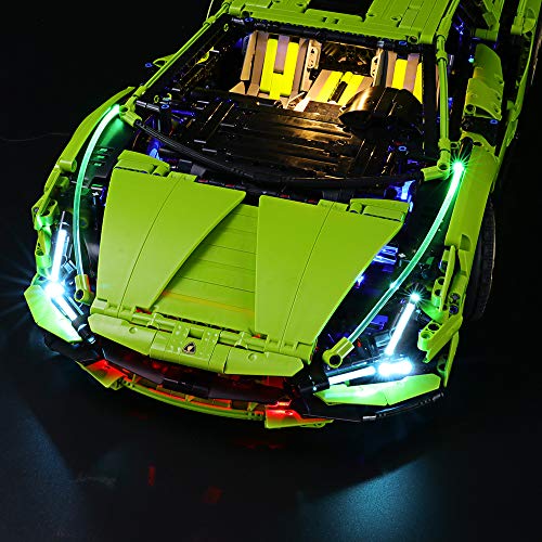 BRIKSMAX Led Lighting Kit for Technic Lamborghini Sián FKP 37 - Compatible with Lego 42115 Building Blocks Model- Not Include The Lego Set