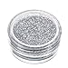 Exteren Sparkly Makeup Glitter Loose Powder EyeShadow Silver Eye Shadow Pigment (A)