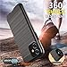 Nineasy for iPhone 7 Plus Case, with [Tempered Glass Screen Protector] [Built-in Kickstand Ring] Support Magnetic Car Mount Military Grade Shockproof Protective Case for iPhone 7 Plus 4G