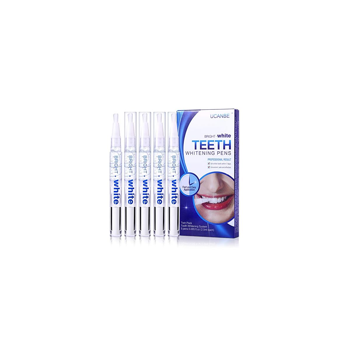 Teeth Whitening Pen (5 Pcs), Effective, Painless, No ...