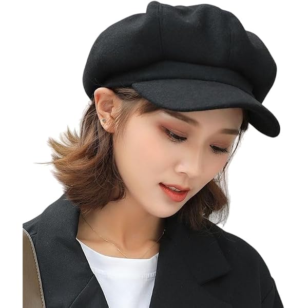 AMPOSSTO Women Fashion Pleated Cloud Beret Hats Vintage  display picture 3