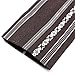 KYOETSU Men's Japanese Kaku Obi Kimono belt Cotton (Brown)