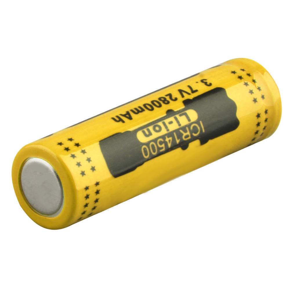 Flashlight Torch LED For Li ion Batteries Rechargeable 2800mAh 3 7V Pcs 