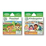 LeapFrog LeapPad Game Cartridges 2-Pack - Get Ready for Kindergarten, Preschool Adventures (Works with LeapPad Platinum, LeapPad Ultra, LeapPad3, LeapPad2, LeapPad1)