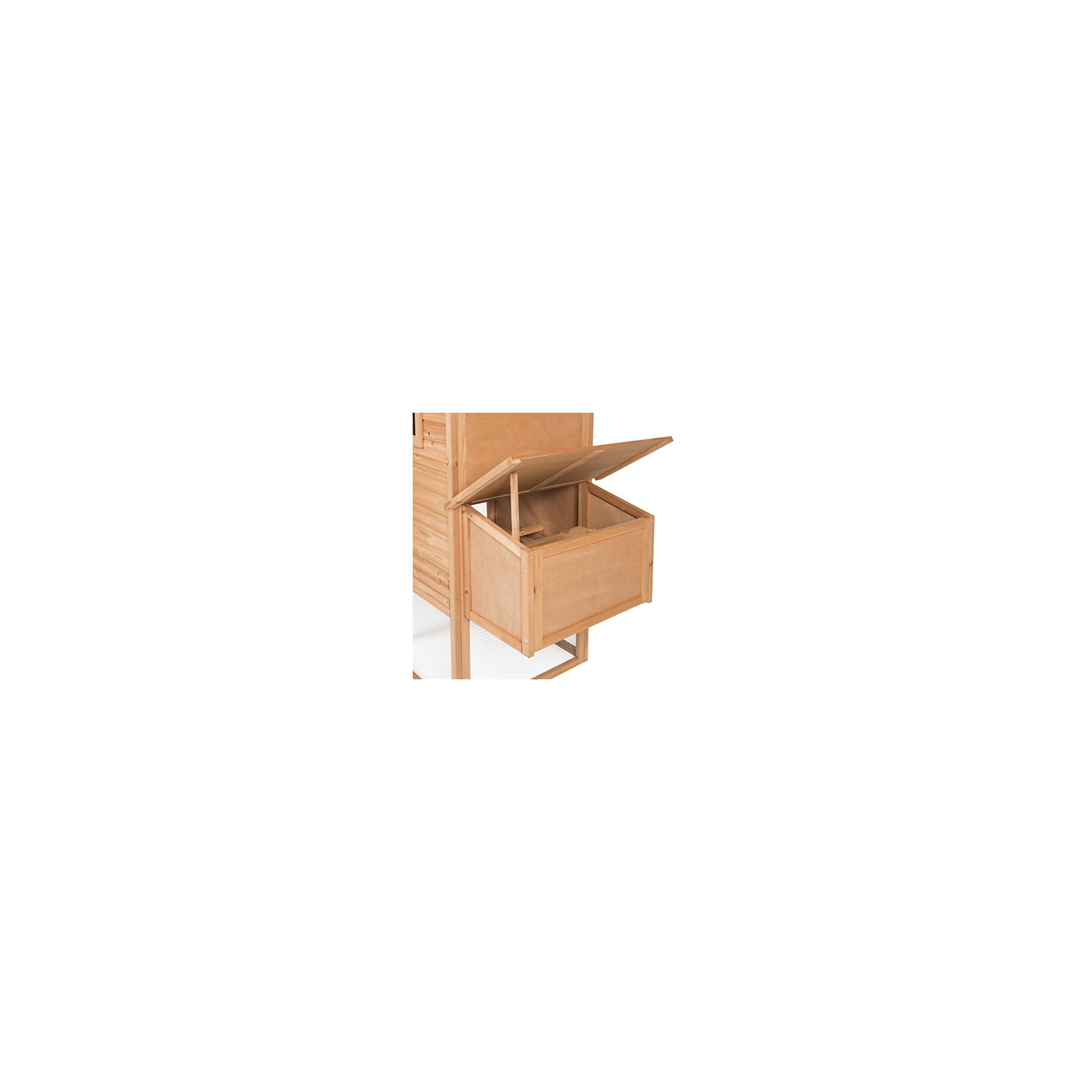 Best Choice Products 80in Outdoor Wooden Chicken Coop MultiLevel Hen