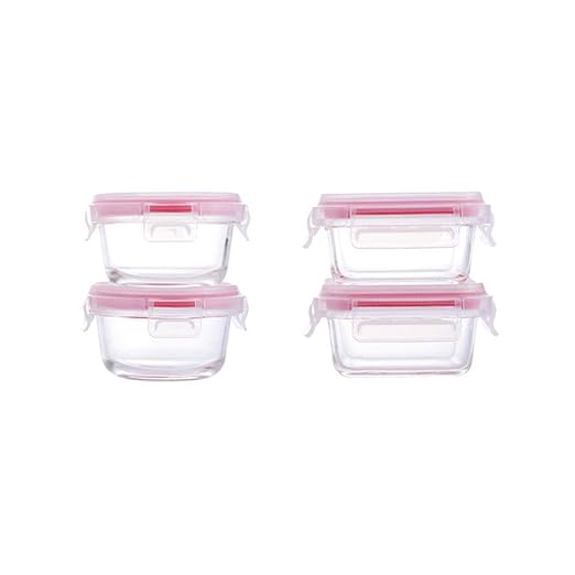 Contenedores de almacenamiento de alimentos de vidrio hermético ...