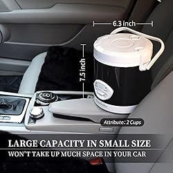 EduSoho 12V Travel Rice Cooker for Car, Portable