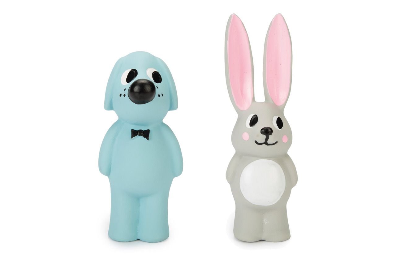 Beeztees Puppy Latex Rabbit Grey 14cm