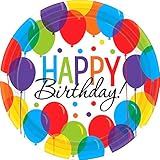 Amscan Balloon Bash Birthday Party Round Dessert