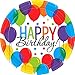 American Greetings Happy Birthday Balloon Paper Dessert Plates for Kids (60-Count)