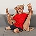 Kanguru Wearable Bear Hooded Blanket Gifts for Boy 5 6 7 8 9 10 Year Old- Fun Christmas and Birthday Gifts for Kids (Brown)